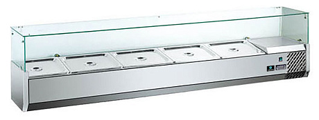 Витрина холодильная для ингредиентов Hurakan HKN-VRX1400/330